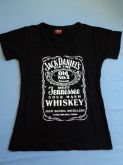 T-Shirt Jack Daniel´s - Preta - 128