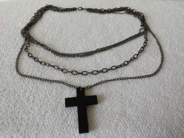 Corrente Multipla Chumbo c/ Crucifixo - 534