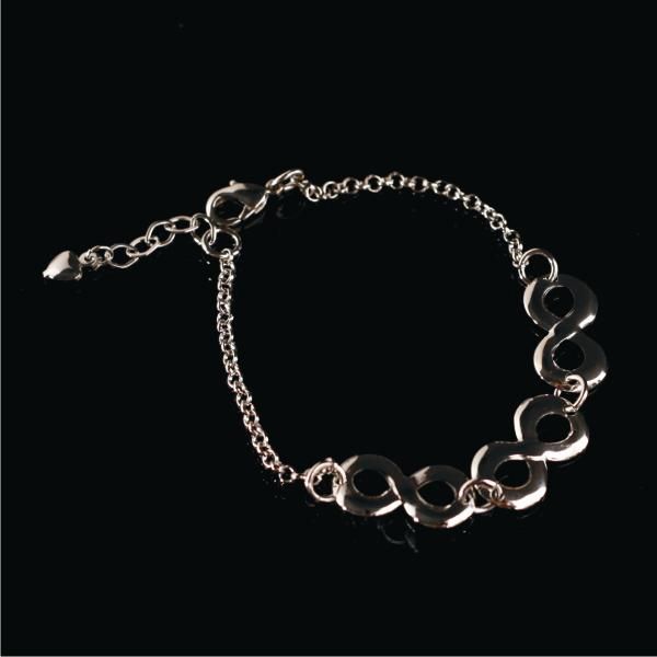 Pulseira Infinito - Prateado - 272