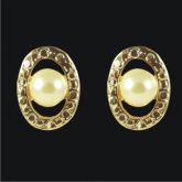 Brinco Oval c/ Pérola - 950