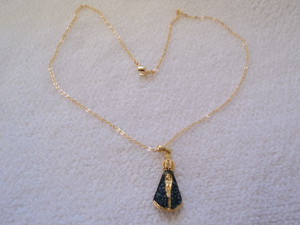 Gargantilha Nossa Senhora c/ Strass - 473