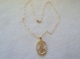 Gargantilha Nossa Senhora c/ Strass - 493