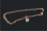 Pulseira Dupla c/ Pingente Ponto de Luz - 362