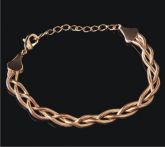 Pulseira Entrelaçada c/ 15cm + Alongador - 358