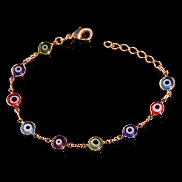 Pulseira Olho Grego c/ 15cm + Alongador - 397