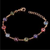 Pulseira Olho Grego c/ 15cm + Alongador - 397