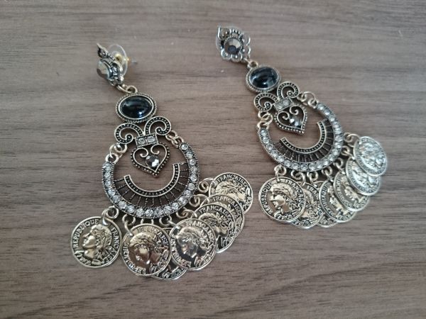 Brinco Moedas Turcas - 972
