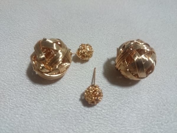 Brinco Dior Aramado Dourado - 1037