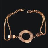 Pulseira c/ Chapa Redonda Fosca 18cm - 393