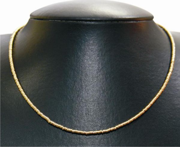 Colar Unaí Dourado c/ 45cm - 263