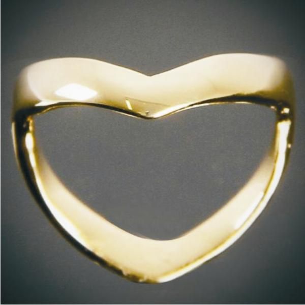 Anel em "V" Dourado - 331