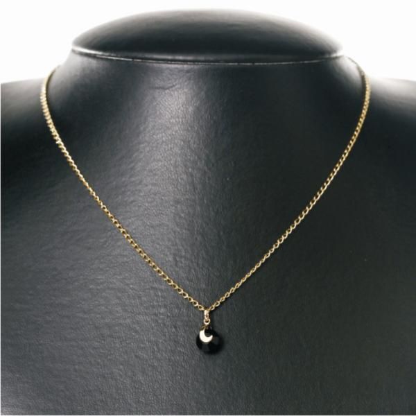 Gargantilha c/ Pingente Cristal Negro - 315