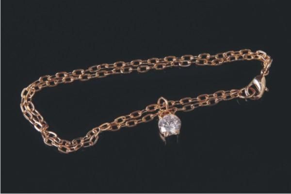 Pulseira Dupla c/ Pingente Ponto de Luz - 362