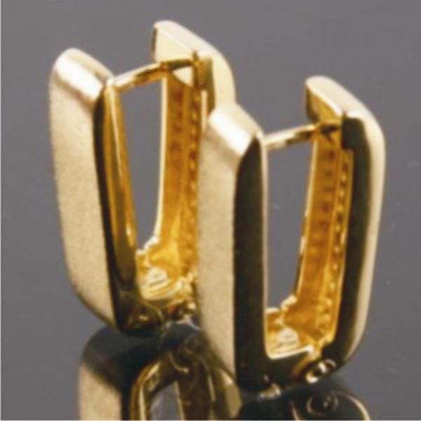 Brinco Argola Quadrada Fosca - 442