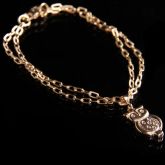 Pulseira c/ Berloque Coruja c/ Zircônia - 251