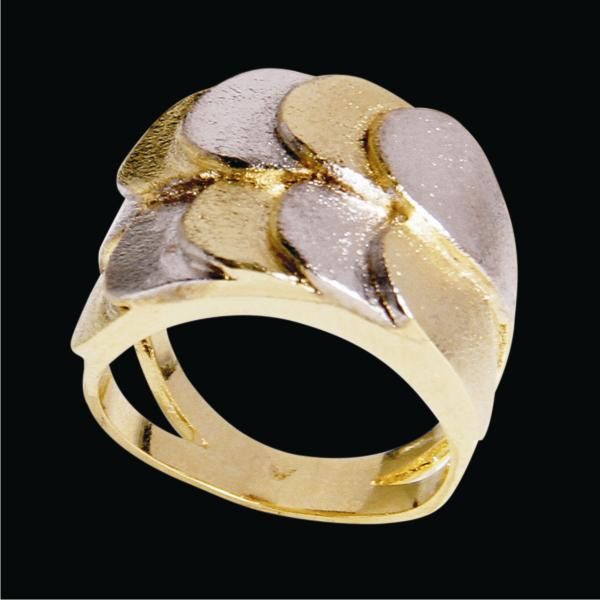 Anel Escamas Dourado - 346