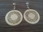 Brinco Mandala de Renda Dourado - 988