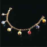 Pulseira Olho Grego Colorida 18cm - 257