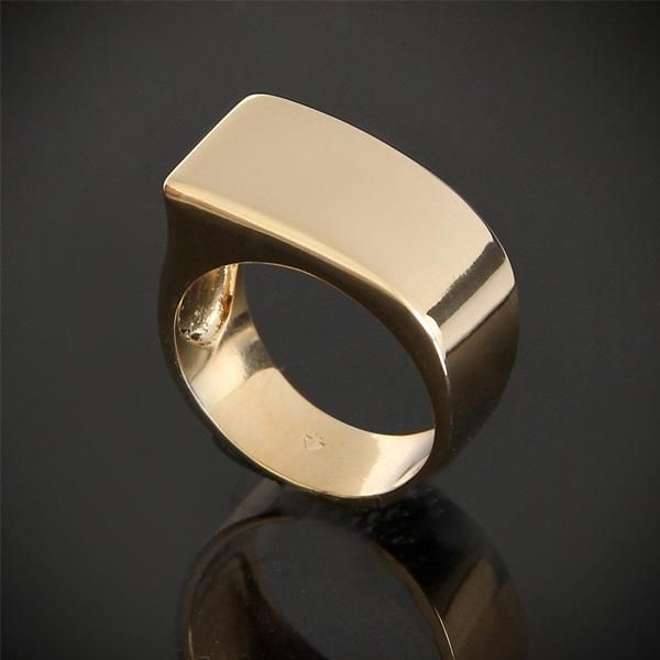 Anel Liso Dourado - 291