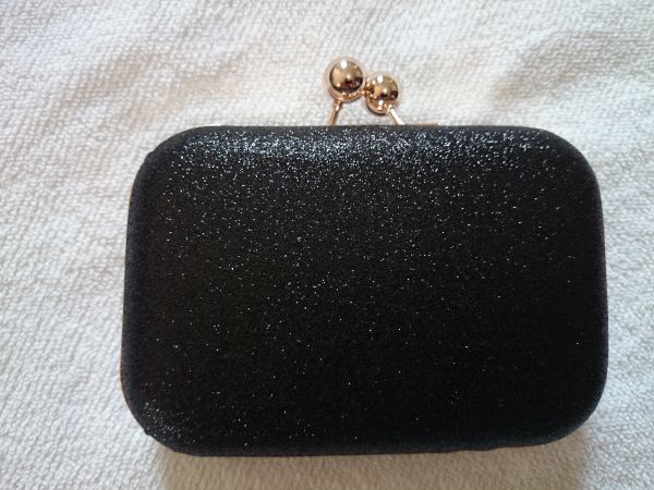 Bolsa Clutch Glitter Preta - 211