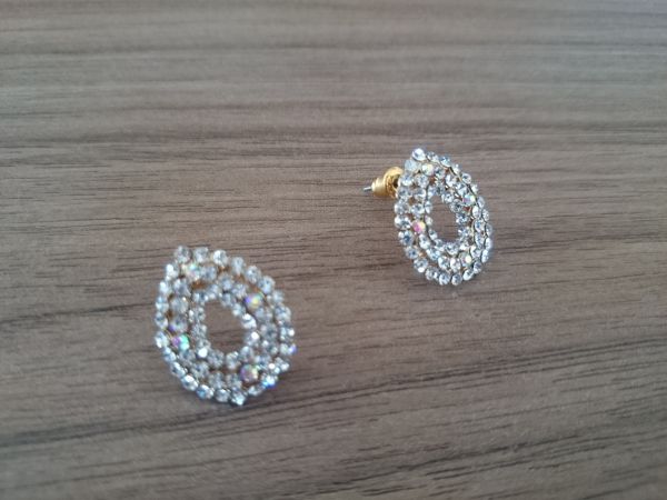 Brinco Gota de Strass - 997