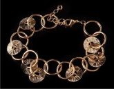 Pulseira Medalhas Dourada - 365