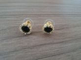 Brinco Redondo Pedra e Strass - 994