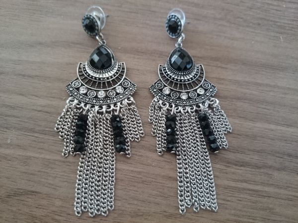 Brinco Pedras e Franjas - 969
