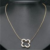 Gargantilha c/ Pingente Flor Estilo - 320